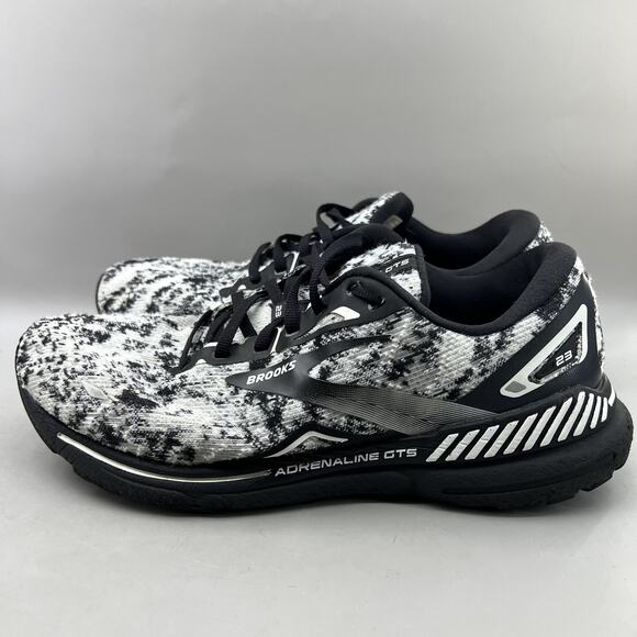 Brooks Adrenaline GTS 23 Running Shoes Men Size 11 2E Black Camo Comfort Sneaker